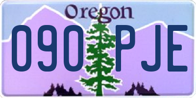 OR license plate 090PJE