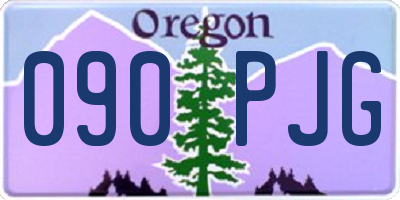 OR license plate 090PJG