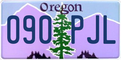 OR license plate 090PJL