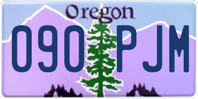 OR license plate 090PJM