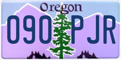 OR license plate 090PJR