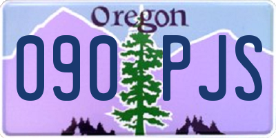 OR license plate 090PJS