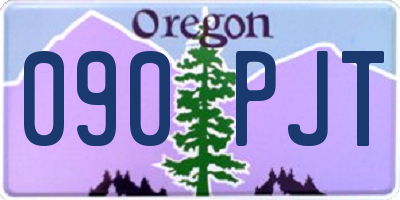 OR license plate 090PJT