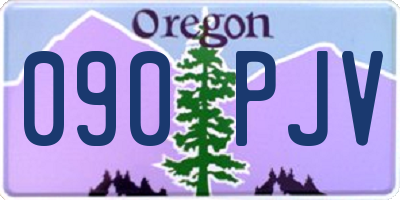 OR license plate 090PJV