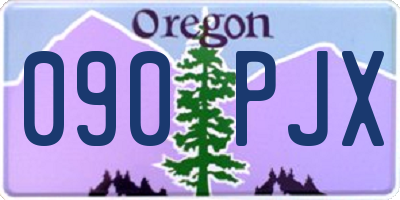 OR license plate 090PJX