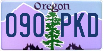 OR license plate 090PKD
