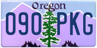 OR license plate 090PKG