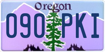 OR license plate 090PKI