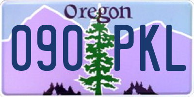 OR license plate 090PKL