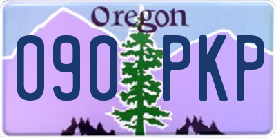 OR license plate 090PKP