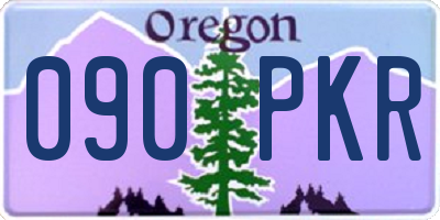 OR license plate 090PKR