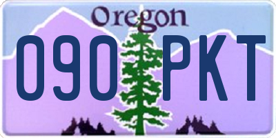 OR license plate 090PKT