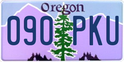 OR license plate 090PKU