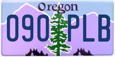 OR license plate 090PLB