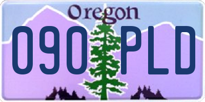 OR license plate 090PLD