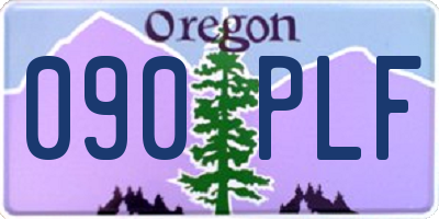 OR license plate 090PLF