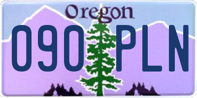 OR license plate 090PLN