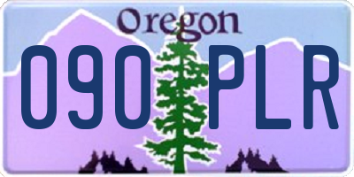 OR license plate 090PLR