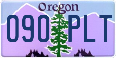 OR license plate 090PLT