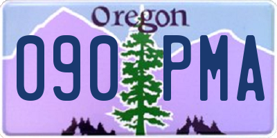 OR license plate 090PMA