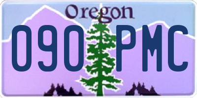 OR license plate 090PMC