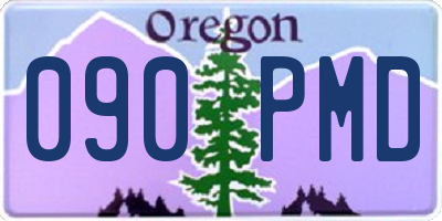 OR license plate 090PMD
