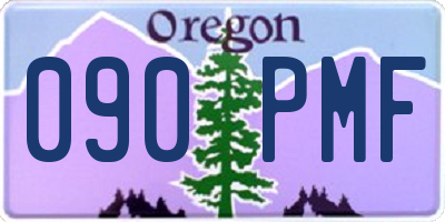OR license plate 090PMF