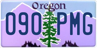 OR license plate 090PMG