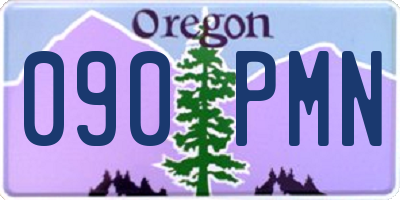 OR license plate 090PMN