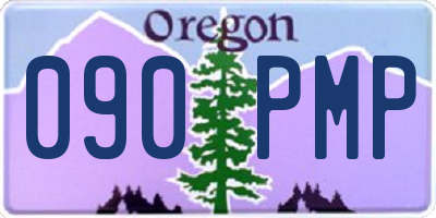 OR license plate 090PMP
