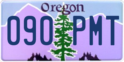 OR license plate 090PMT