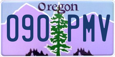 OR license plate 090PMV