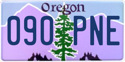 OR license plate 090PNE