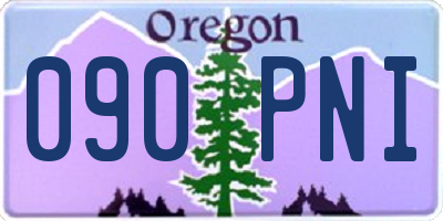 OR license plate 090PNI