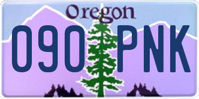 OR license plate 090PNK