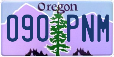 OR license plate 090PNM