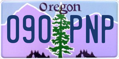 OR license plate 090PNP
