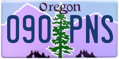 OR license plate 090PNS