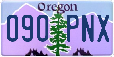 OR license plate 090PNX