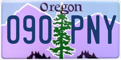 OR license plate 090PNY