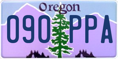 OR license plate 090PPA