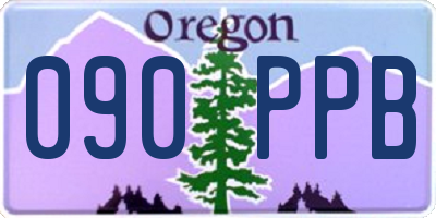 OR license plate 090PPB
