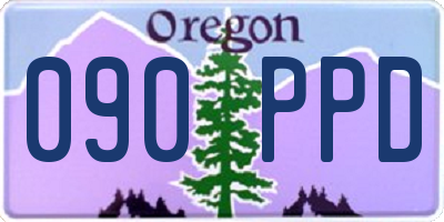 OR license plate 090PPD