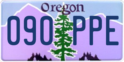OR license plate 090PPE