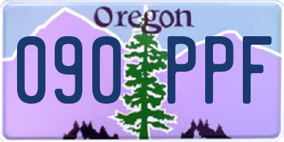 OR license plate 090PPF
