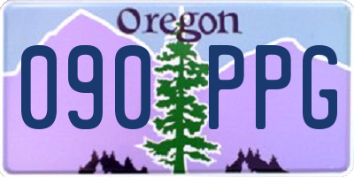 OR license plate 090PPG