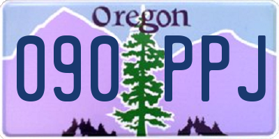 OR license plate 090PPJ