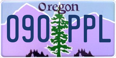 OR license plate 090PPL