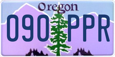 OR license plate 090PPR