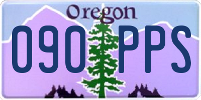 OR license plate 090PPS